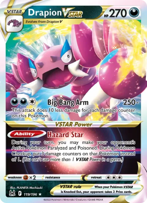 Drapion VSTAR [Big Bang Arm | Hazard Star]