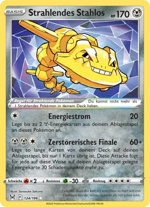 Radiant Steelix [Energy Stream | Destructive Finish]