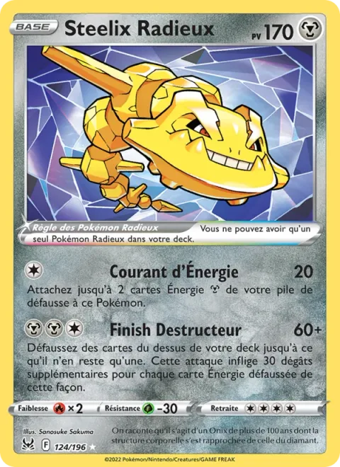 Radiant Steelix [Energy Stream | Destructive Finish]