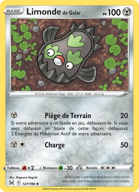 Galarian Stunfisk [Field Trap | Tackle]