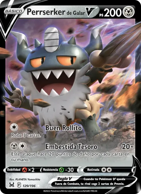Galarian Perrserker V [Feelin' Fine | Treasure Rush]