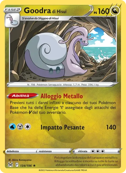 Hisuian Goodra [Metal Lodging | Heavy Impact]