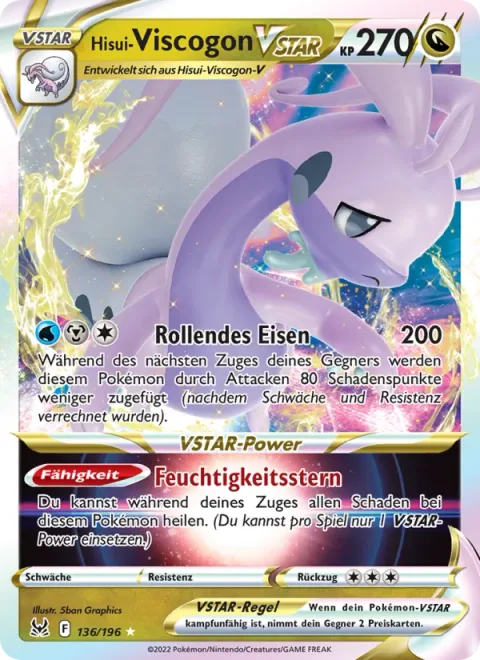 Hisuian Goodra VSTAR [Rolling Iron | Moisture Star]
