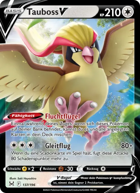 Pidgeot V [Vanishing Wings | Flight Surf]