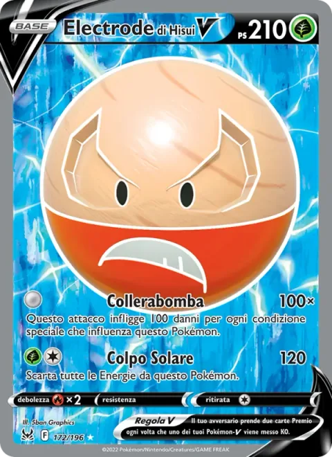 Hisuian Electrode V [Tantrum Blast | Solar Shot]