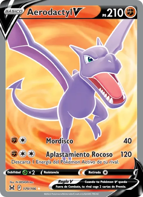 Aerodactyl V [Bite | Rock Crush]