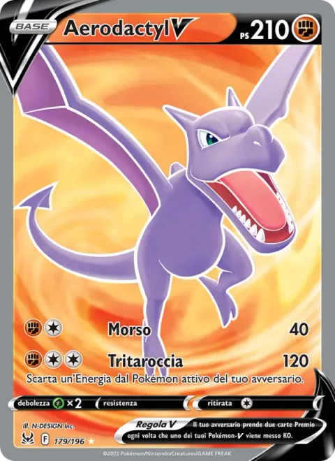 Aerodactyl V [Bite | Rock Crush]