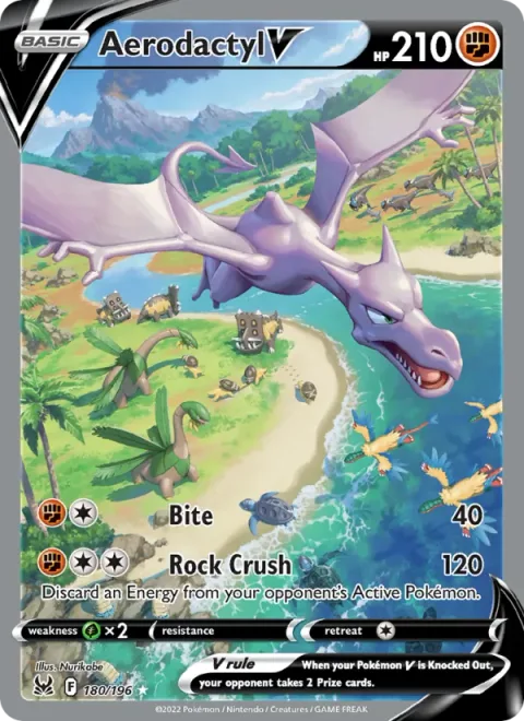 Aerodactyl V [Bite | Rock Crush]