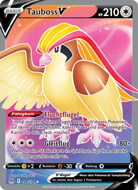 Pidgeot V [Vanishing Wings | Flight Surf]