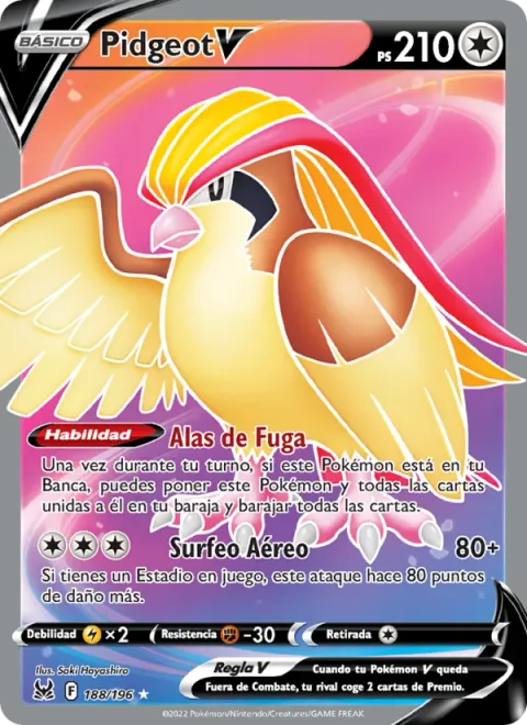 Pidgeot V [Vanishing Wings | Flight Surf]
