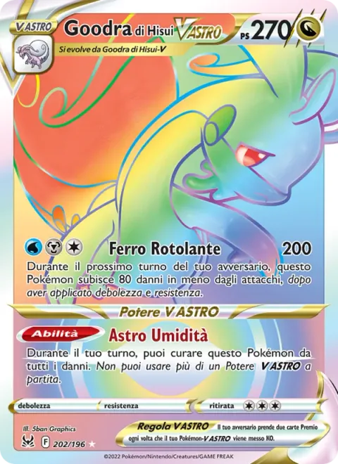 Hisuian Goodra VSTAR [Rolling Iron | Moisture Star]