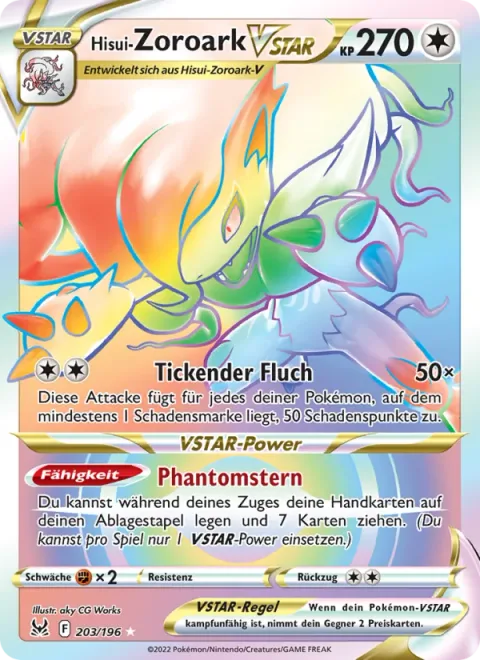 Hisuian Zoroark VSTAR [Ticking Curse | Phantom Star]