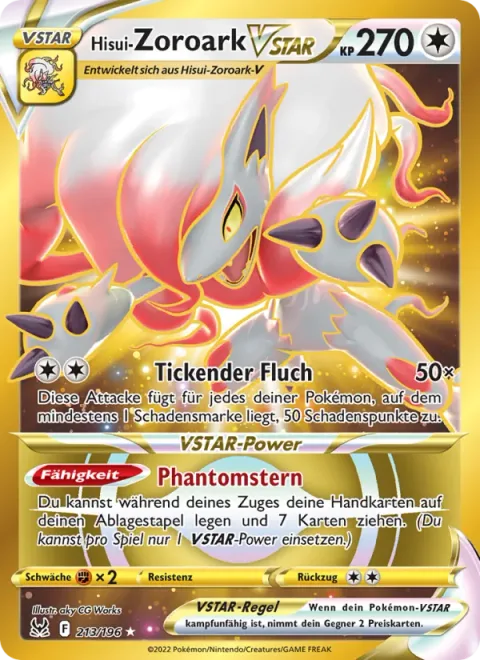 Hisuian Zoroark VSTAR [Ticking Curse | Phantom Star]