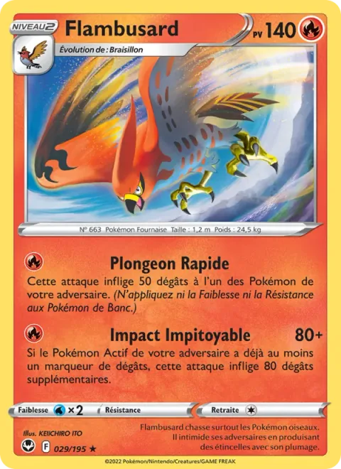 Talonflame [Quick Dive | Merciless Strike]