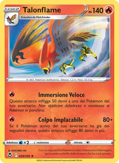 Talonflame [Quick Dive | Merciless Strike]