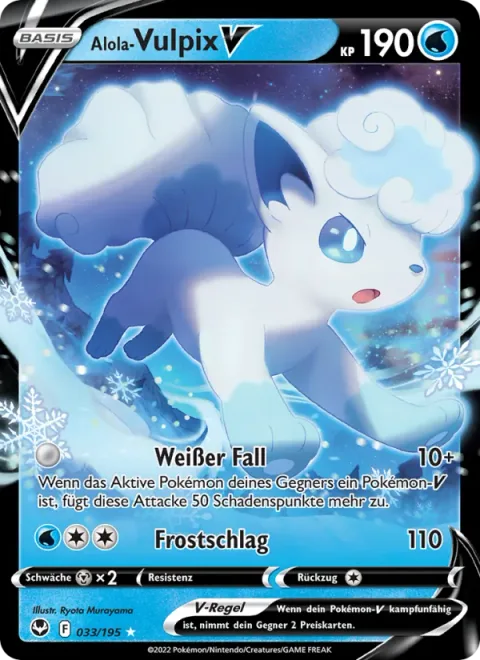 Alolan Vulpix V [White Drop | Frost Smash]