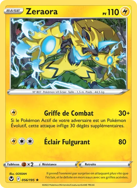 Zeraora [Battle Claw | Mach Bolt]