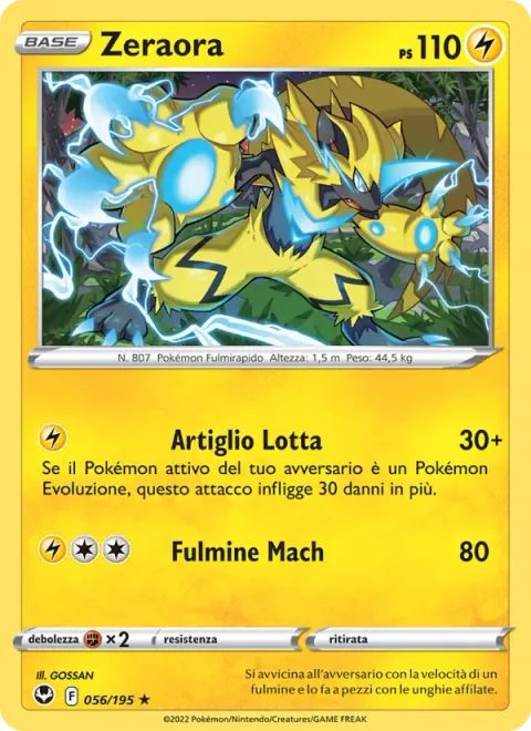 Zeraora [Battle Claw | Mach Bolt]