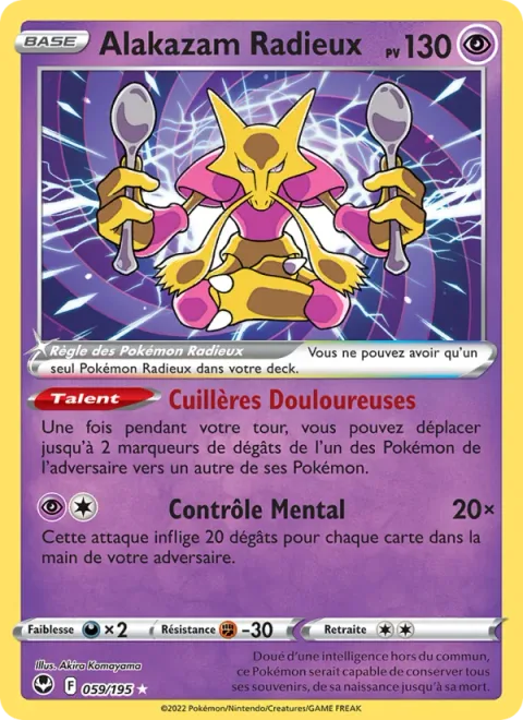 Radiant Alakazam [Painful Spoons | Mind Ruler]