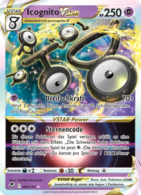 Unown VSTAR [Tri Power | Star Cypher]