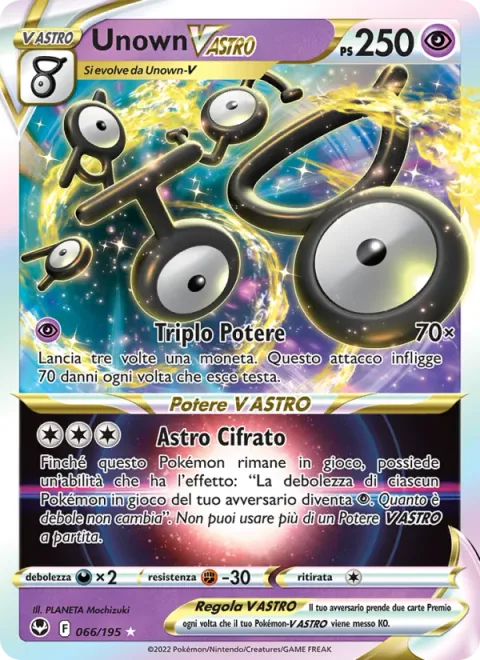 Unown VSTAR [Tri Power | Star Cypher]