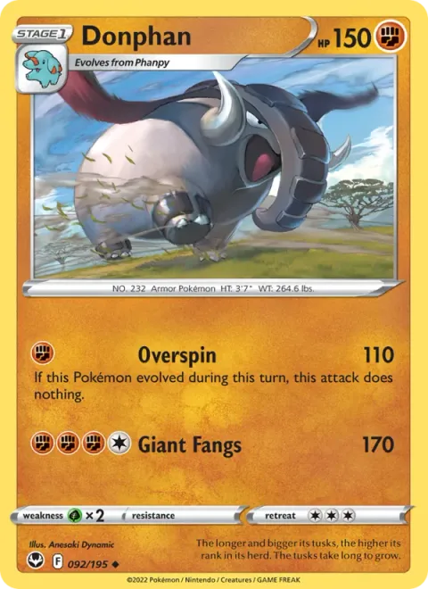 Donphan [Overspin | Giant Fangs]