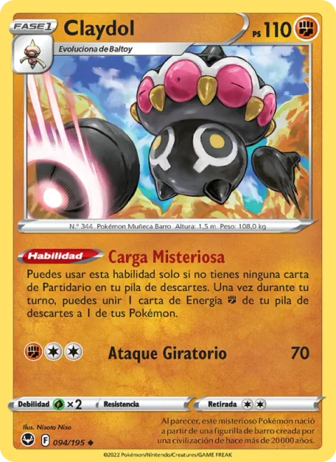 Claydol [Mystery Charge | Spinning Attack]