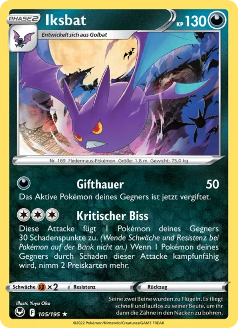 Crobat [Venomous Fang | Critical Bite]