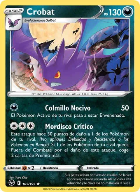Crobat [Venomous Fang | Critical Bite]