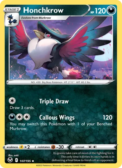 Honchkrow [Triple Draw | Callous Wings]