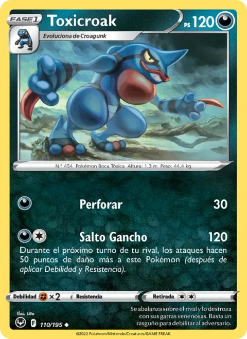Toxicroak [Pierce | Diving Uppercut]