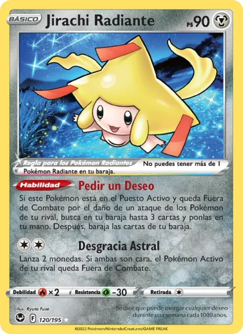 Radiant Jirachi [Entrusted Wishes | Astral Misfortune]