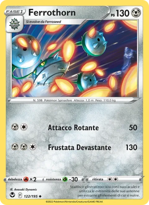 Ferrothorn [Spinning Attack | Whip Smash]