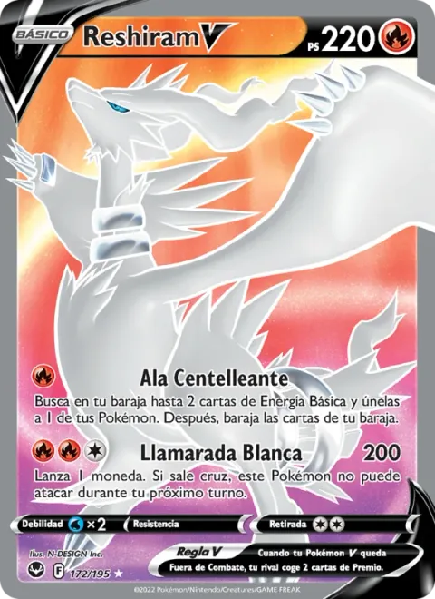 Reshiram V [Sparkling Wing | White Blaze]