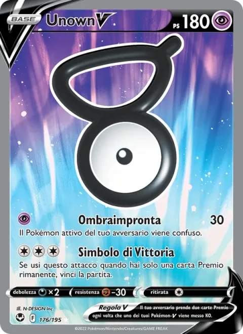 Unown V [Shady Stamp | Victory Symbol]