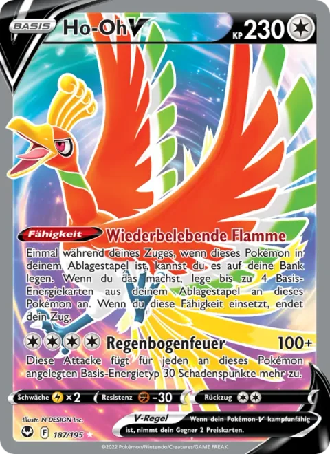 Ho-Oh V [Reviving Flame | Rainbow Burn]