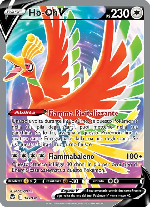 Ho-Oh V [Reviving Flame | Rainbow Burn]