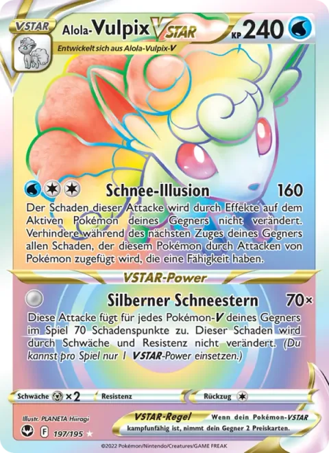 Alolan Vulpix VSTAR [Snow Mirage | Silvery Snow Star]