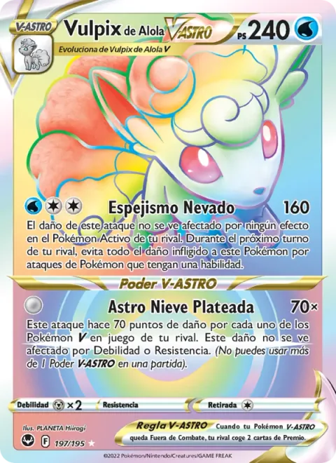 Alolan Vulpix VSTAR [Snow Mirage | Silvery Snow Star]