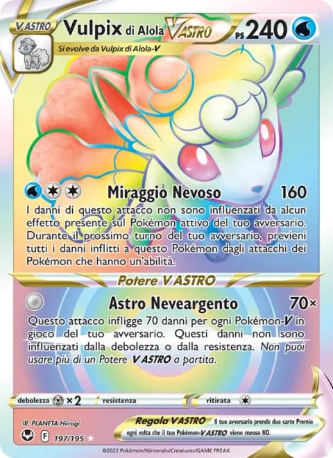 Alolan Vulpix VSTAR [Snow Mirage | Silvery Snow Star]