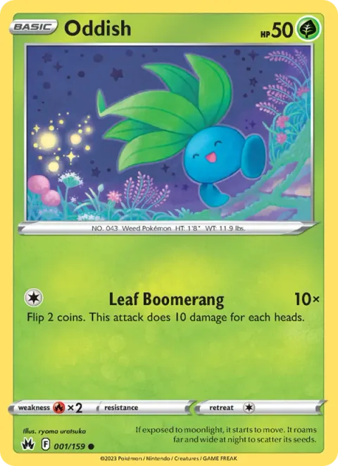 Oddish [Leaf Boomerang]