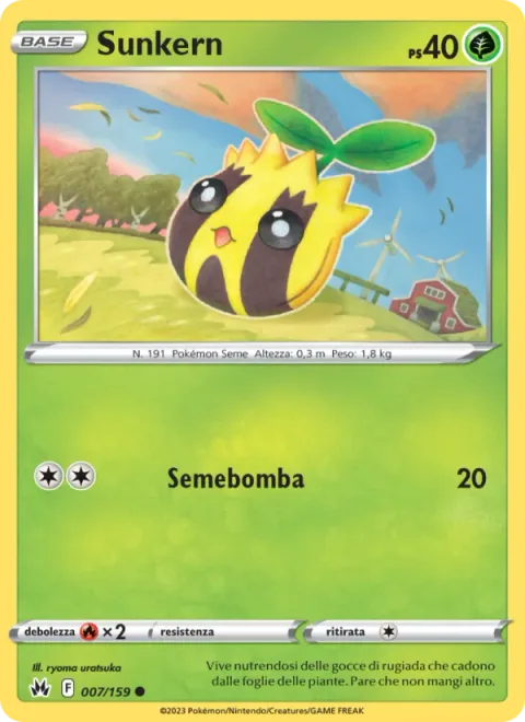 Sunkern [Seed Bomb]