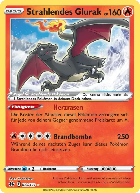 Radiant Charizard [Excited Heart | Combustion Blast]