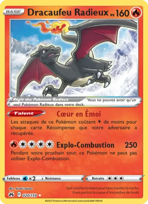 Radiant Charizard [Excited Heart | Combustion Blast]
