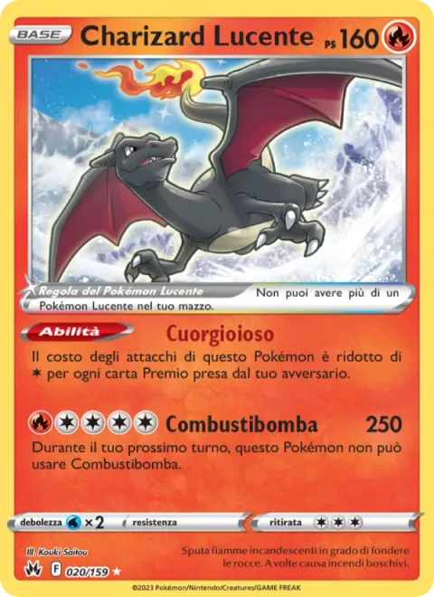 Radiant Charizard [Excited Heart | Combustion Blast]