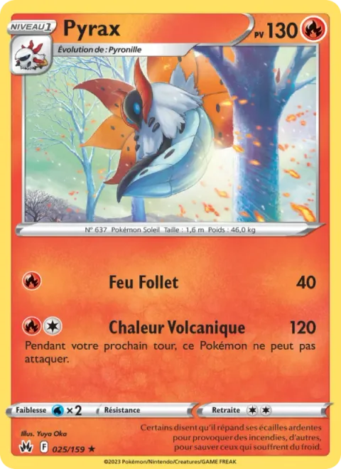 Volcarona [Will-O-Wisp | Volcanic Heat]
