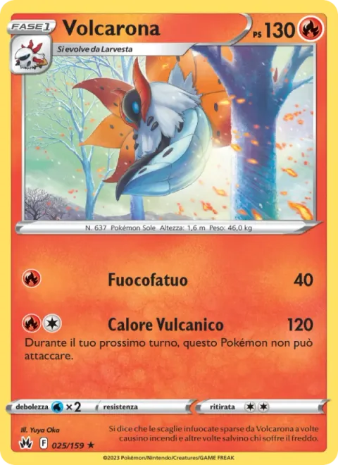 Volcarona [Will-O-Wisp | Volcanic Heat]