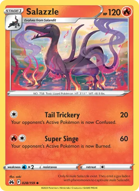 Salazzle [Tail Trickery | Super Singe]