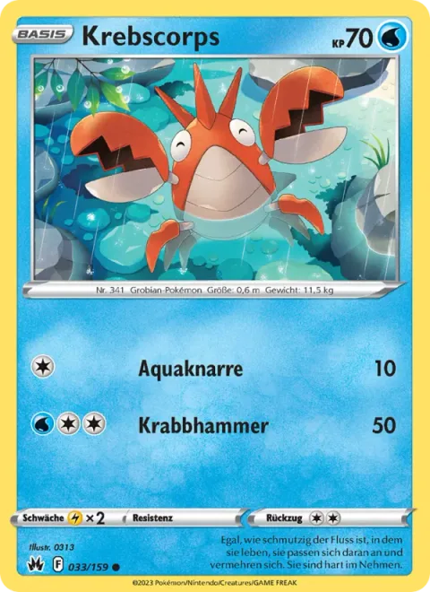 Corphish [Water Gun | Crabhammer]