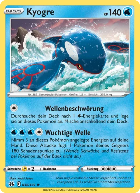 Kyogre [Wave Summoning | Dynamic Wave]